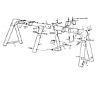 Sears 70172065-0 frame assembly no. 133 diagram