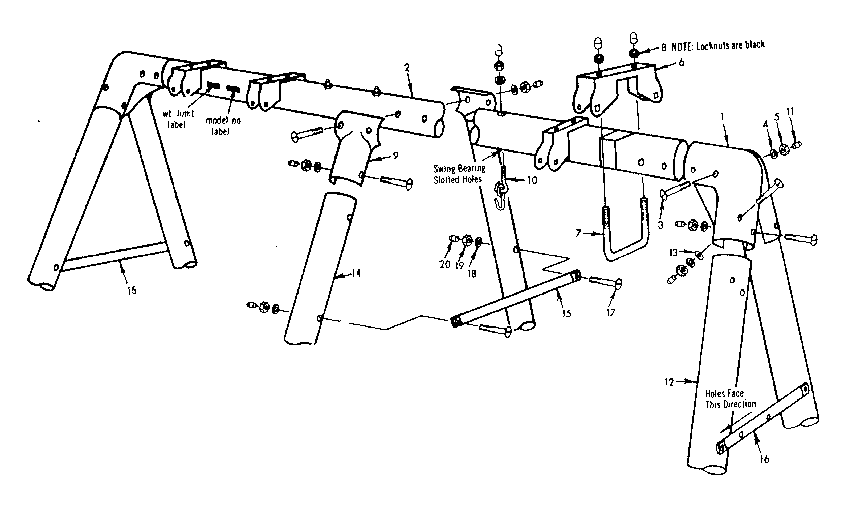 Frame assembly no. 133