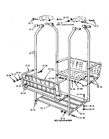 Lawn swing assembly