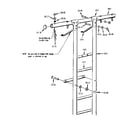 Sears 70172067-0 ladder assembly diagram