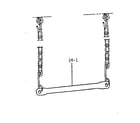 Sears 70172071-0 trapeze bar assembly diagram