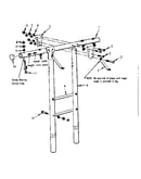 Top bar and leg assembly