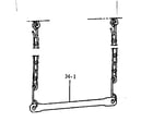 Sears 70172081-0 trapeze bar assembly diagram