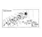 Kenmore 155464100 forced air blower diagram
