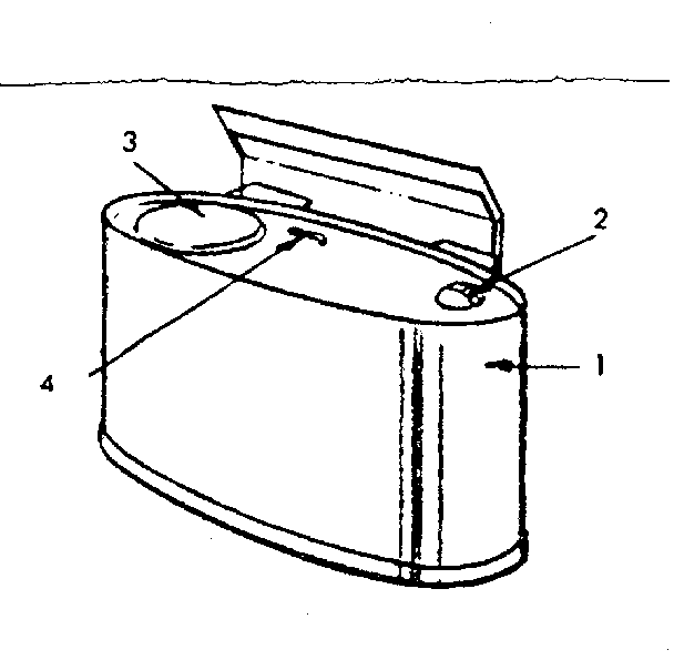 Oil heater tank (5 gallons)