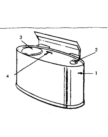 Oil heater tank (5 gallons)