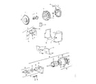 Briggs & Stratton 402707-0168-01 alternator and starter motor group diagram