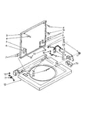 Washer top and lid parts