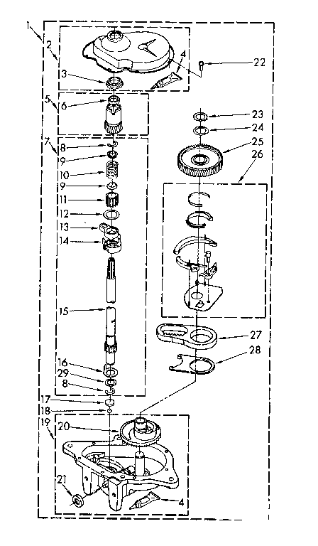 Gearcase parts