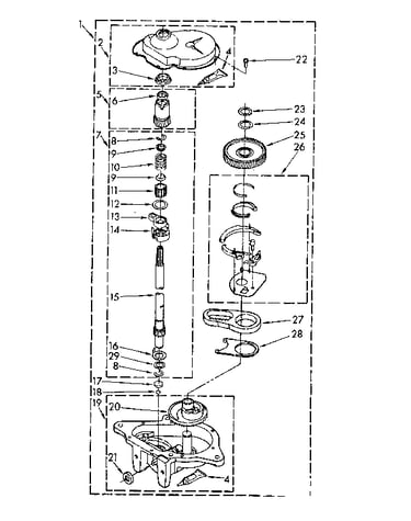 Gearcase parts