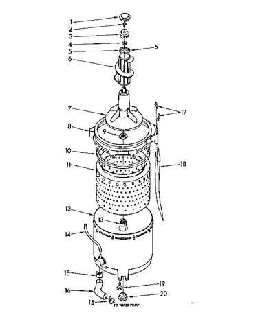 Tub and basket parts