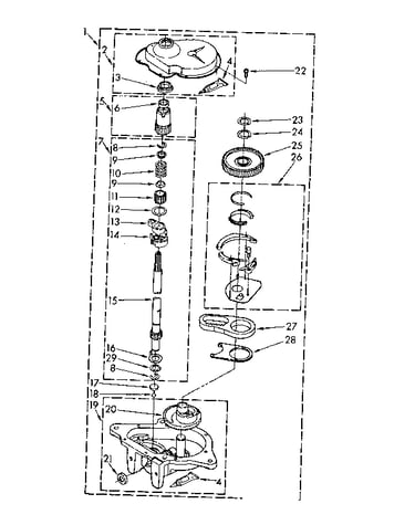 Gearcase parts