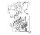 Kenmore 1068701141 cabinet parts diagram