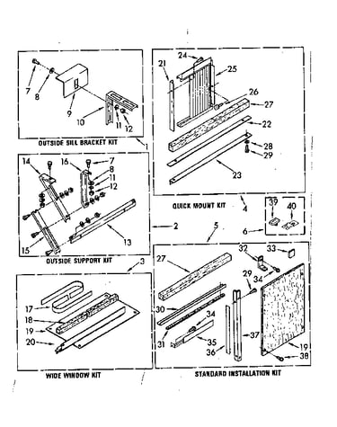 Accessory kit parts