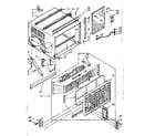 Kenmore 1068701490 cabinet parts diagram