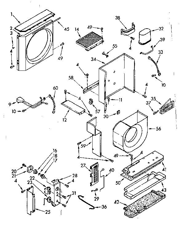 Air flow and control parts