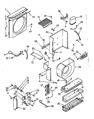 Air flow and control parts