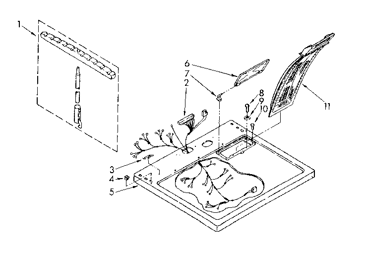 DRYER TOP PARTS