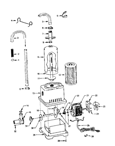 Filter replacement parts