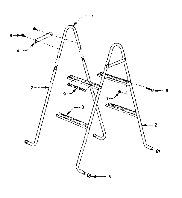 Ladder replacement parts
