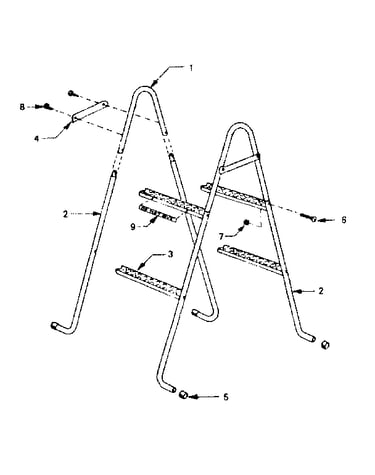 Ladder replacement parts