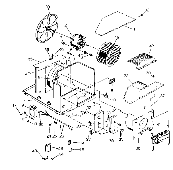 Electrical system and air handling parts