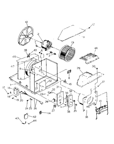 Electrical system and air handling parts