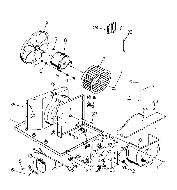 Electrical system and air handling parts