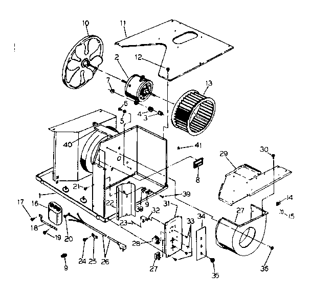 Electrical system and air handling parts