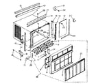 Kenmore 2538751390 cabinet parts diagram