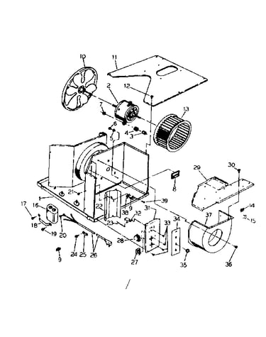 Electrical system and air handling parts