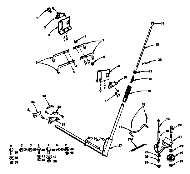 Mower linkage