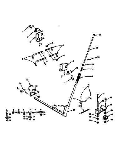Mower linkage