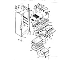 Kenmore 2538138160 cabinet parts diagram