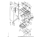 Kenmore 2538361780 cabinet parts diagram