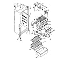 Kenmore 2538365790 cabinet parts diagram