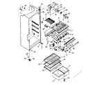 Kenmore 2538367210 cabinet parts diagram