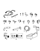 Ice maker installation parts