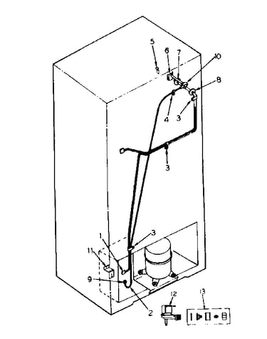 Ice maker installation parts