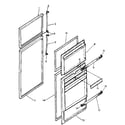 Kenmore 2538668011 door parts diagram