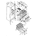 Kenmore 2538668011 cabinet parts diagram
