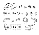 Kenmore 2538668011 ice maker installation parts diagram