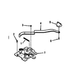 Oven door lock section