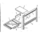 Kenmore 2784418491 trim and micro mounting section diagram