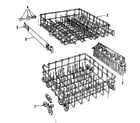 Kenmore 587703000 rack assembly diagram