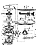 Motor, heater, and spray arm details