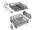 Kenmore 587703002 rack assembly diagram