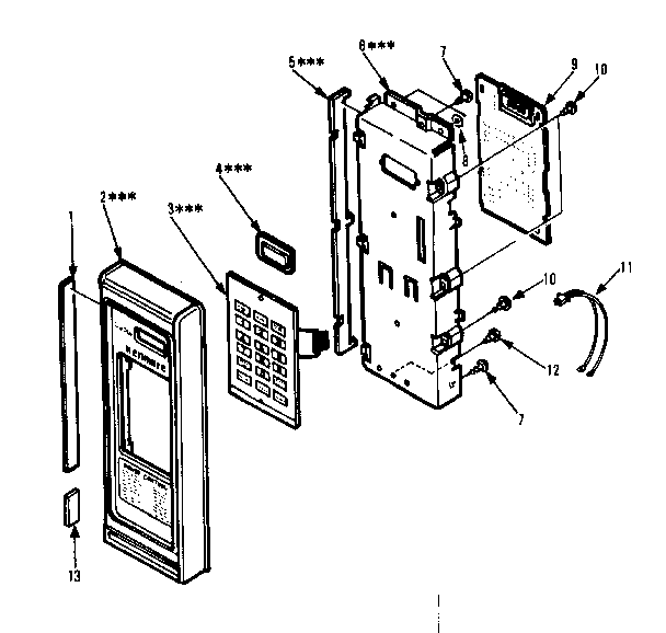 Control panel parts