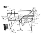 Sears 167429403 frame assembly diagram