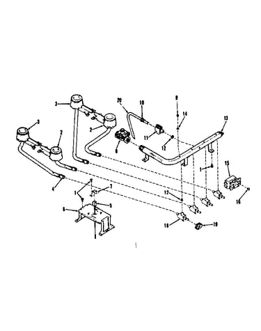 Top burner section